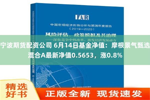 宁波期货配资公司 6月14日基金净值：摩根景气甄选混合A最新净值0.5653，涨0.8%